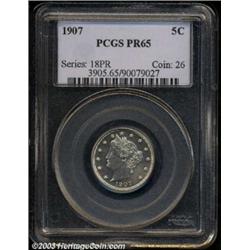 1907 5C PR65 PCGS.