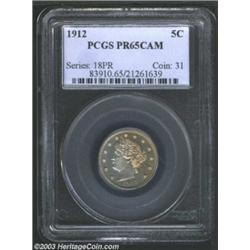 1912 5C PR65 Cameo PCGS.