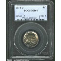 1914-D 5C MS64 PCGS.