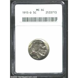 1915-D 5C MS64 ANACS.