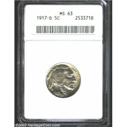 1917-D 5C MS63 ANACS.