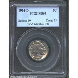 1924-D 5C MS64 PCGS.