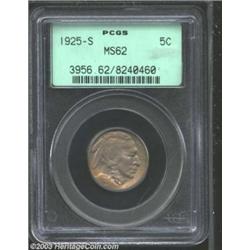 1925-S 5C MS62 PCGS.