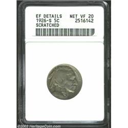 1926-S 5C --Scratched--ANACS. XF Details, Net VF20.
