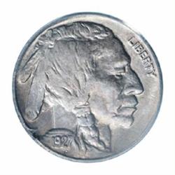 1927-S 5C MS64 PCGS.