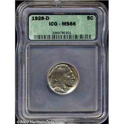 1928-D 5C MS66 ICG.