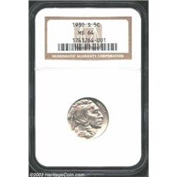 1930-S 5C MS64 NGC.