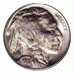 1937-D 5C Three-Legged MS65 PCGS.
