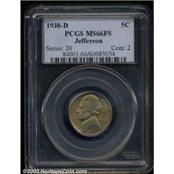 1938-D 5C MS66 Full Steps PCGS.