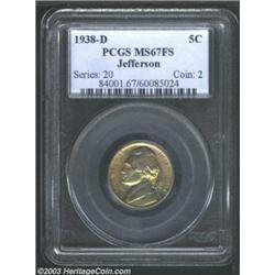 1938-D 5C MS67 Full Steps PCGS.
