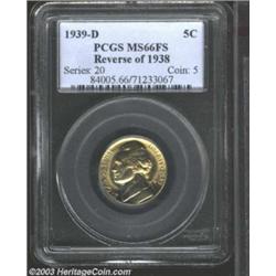 1939-D 5C Reverse of 1938 MS66 Full Steps PCGS.
