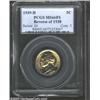 Image 1 : 1939-D 5C Reverse of 1938 MS66 Full Steps PCGS.