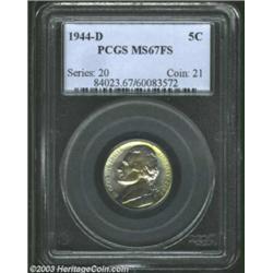 1944-D 5C MS67 Full Steps PCGS.