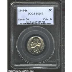 1949-D 5C MS67 PCGS.