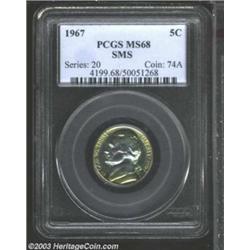 1967 5C SMS MS68 PCGS.