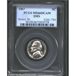 1967 5C SMS MS66 Deep Cameo PCGS.