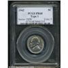 Image 3 : 1942 5C Type One PR68 PCGS.