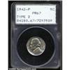 Image 1 : 1942-P 5C Type Two PR67 PCGS.