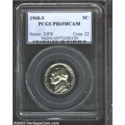 1968-S 5C PR69 Deep Cameo PCGS.