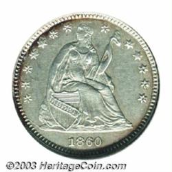 1860 H10C Transitional--Cleaned--ANACS. Unc Details, Net AU50.