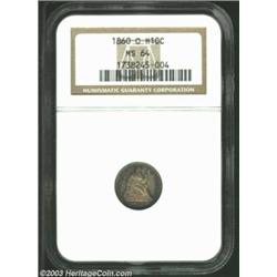 1860-O H10C MS64 NGC.