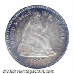 1865 H10C PR66 PCGS.