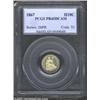 Image 1 : 1867 H10C PR65 Deep Cameo PCGS.