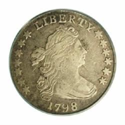 1798 10C Large 8 VF25 PCGS.