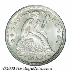 1853 10C Arrows MS67 PCGS.