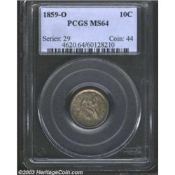 1859-O 10C MS64 PCGS.