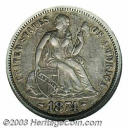 1874-CC 10C Arrows XF45 ANACS.