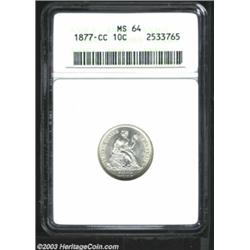 1877-CC 10C MS64 ANACS.