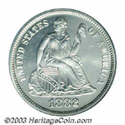 1882 10C PR67 Cameo PCGS.