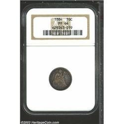 1884 10C PR64 NGC.