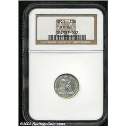 1891 10C PR65 NGC.