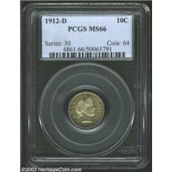 1912-D 10C MS66 PCGS.