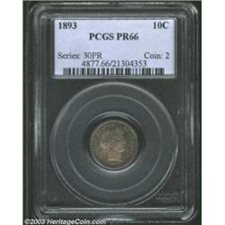 1893 10C PR66 PCGS.