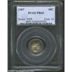 1907 10C PR65 PCGS.