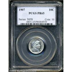 1907 10C PR65 PCGS.