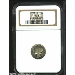 1916-D 10C Good 6 NGC.