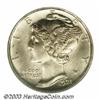 Image 1 : 1921-D 10C MS65 Full Bands PCGS.