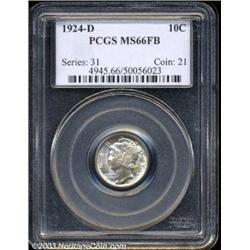 1924-D 10C MS66 Full Bands PCGS.