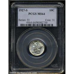 1927-S 10C MS64 PCGS.