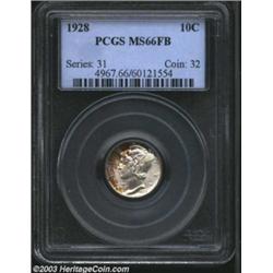1928 10C MS66 Full Bands PCGS.