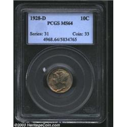 1928-D 10C MS64 PCGS.
