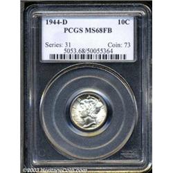 1944-D 10C MS68 Full Bands PCGS.