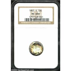 1945-S 10C MS68 * NGC.