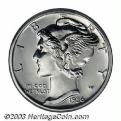 1936 10C PR66 PCGS.