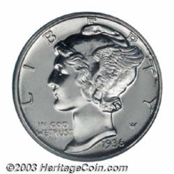 1936 10C PR67 PCGS.