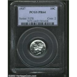 1937 10C PR64 PCGS.
